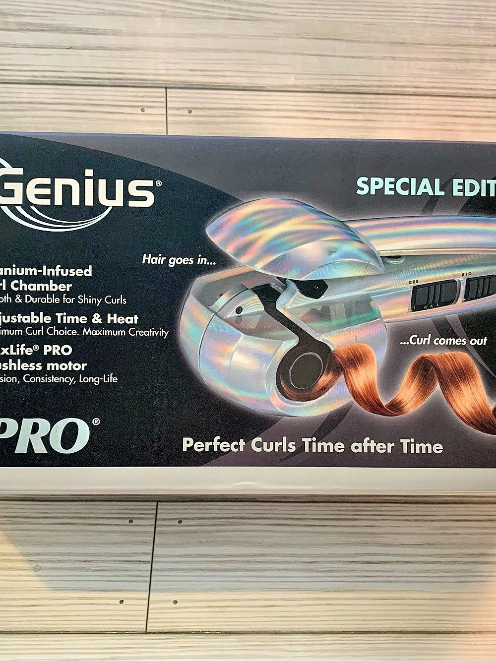 BaBylissPRO Nano Titanium MiraCurl Professional Curl Machine Pink & Silver NWT